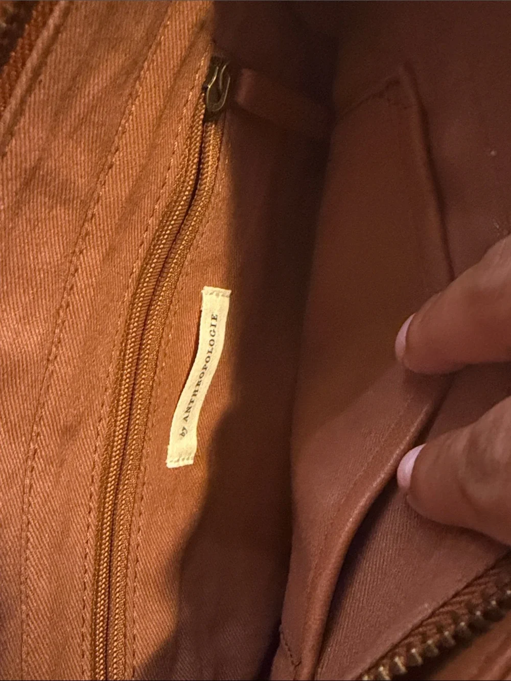 EUC Anthropologie Circle Bag 100% Leather